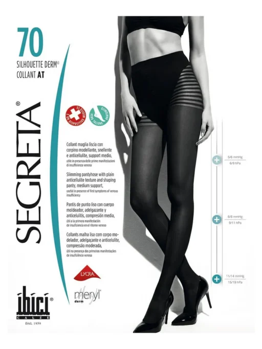 Ibici kompresinės pėdkelnės Silhouette 70